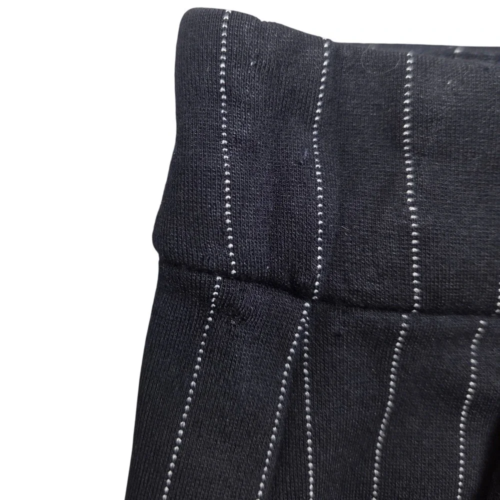 Liverpool Kelsey Knit Trouser Womens 14 Super Stretch Ponte Ankle Black Striped
